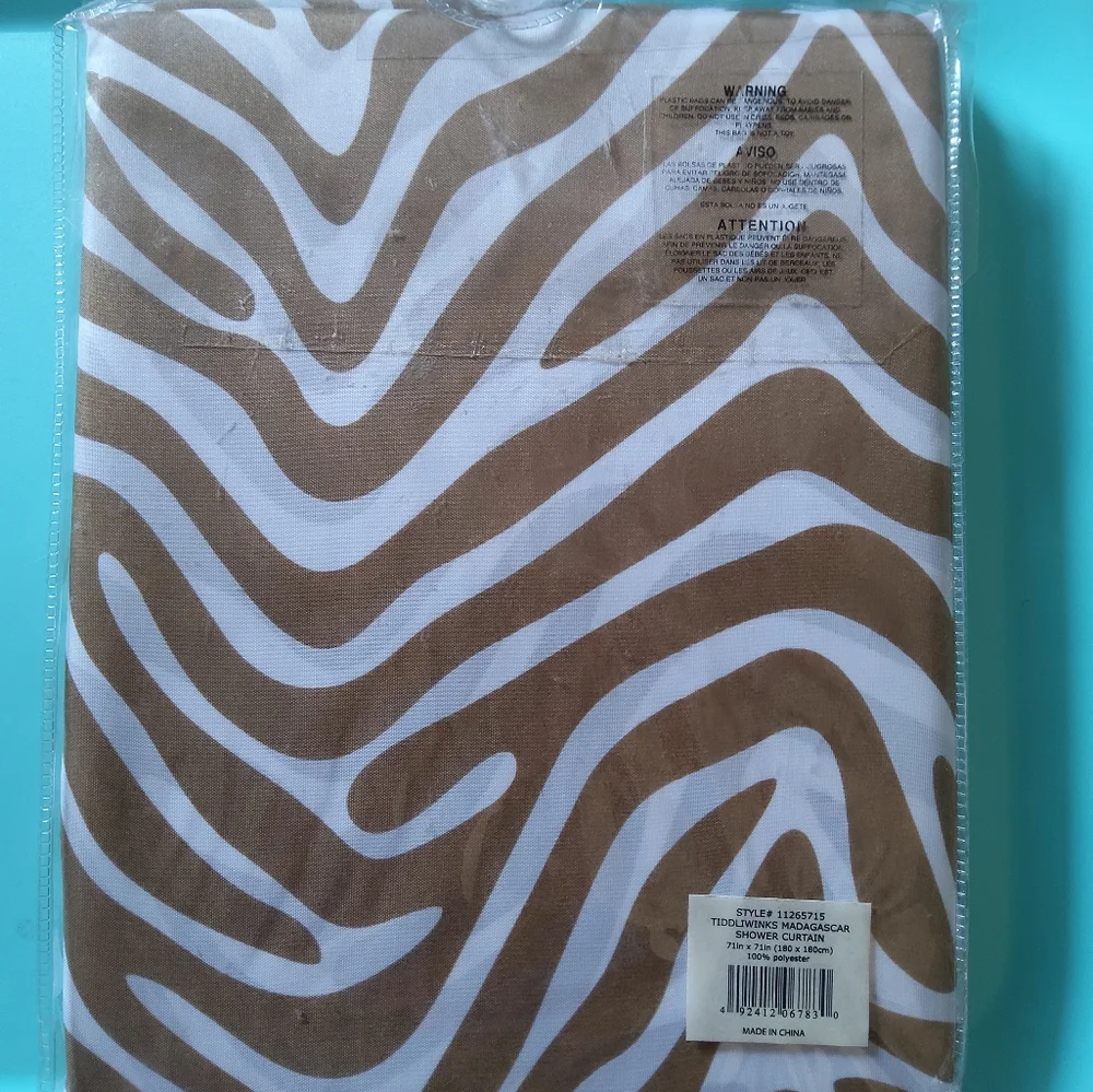 Tiddliwinks Madagascar Shower Curtain